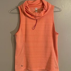 Lole Women’s Sleeveless Cowl Neck Iliana Active Top size medium Coral
